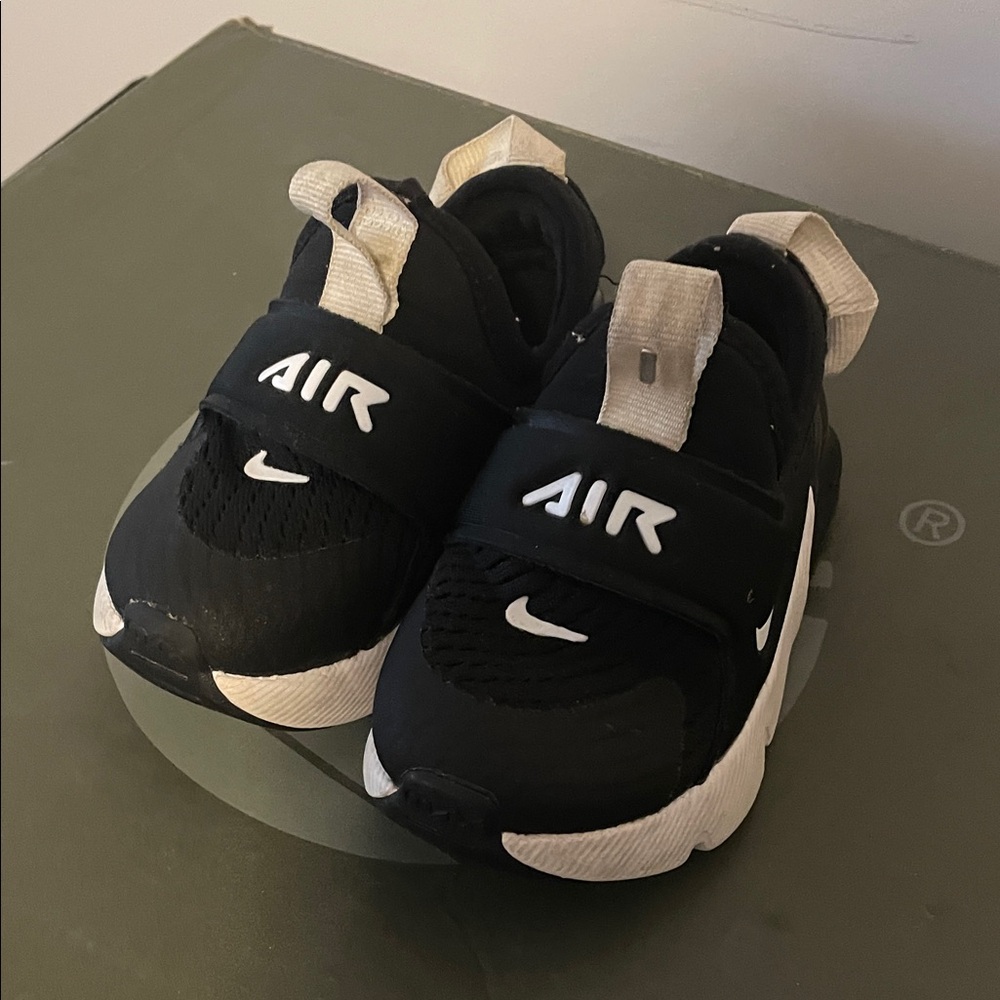 Nike Kids Black and White Air Sneakers